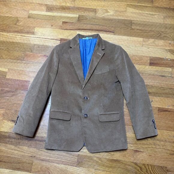 Vintage Classic Club Brushed Corduroy Two Button Blazer Jacket 10/12 - Picture 1 of 8